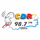 CDR 98.7 FM logo