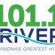 101.1 The River - KRIV-FM logo