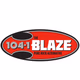 104-1 The Blaze - KIBZ logo