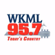 WKML 95.7 - WKML logo