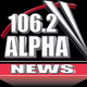 Alpha News 106.2 logo