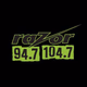 Razor 94.7 104.7 - WZOR logo