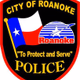 Roanoke, RX Police, Fire logo