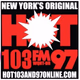 NY's Original HOT 103 & 97 logo