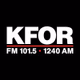 KFOR FM 101.5 AM 1240 - K268DF logo
