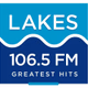 106.5 Lakes FM - KFMC logo