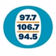97.7/106.7/94.5 The Oasis - WYDB logo