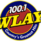 WLAY 100.1 - WLAY-FM logo