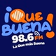 ¡Qué Buena! 98.6 FM logo