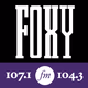 Foxy 107.1/104.3 - WFXK logo
