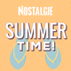 Nostalgie Belgique - Summertime logo