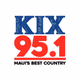 Kix 95.1 - KIXK logo