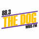 88.3 The Dog - WIUS logo