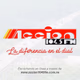 Acción 104.5 FM logo
