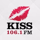 106.1 Kiss FM logo