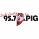 95.7 The Big Pig - WPIG logo