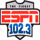ESPN 102.3 The Ticket - WMTD-FM logo