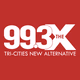 99-3 The X - WQSN logo