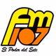 K107.5 FM logo