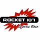 Rocket 107 - KRQT logo
