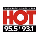 Hot 95.5/93.1 - WHHD-HD2 logo