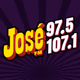 José 97.5 y 107.1 - K252BF logo