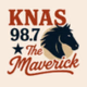98.7 The Maverick - KNAS logo