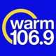 Warm 106.9 - KRWM logo