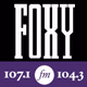 Foxy 107.1/104.3 - WFXC logo