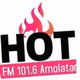 Hot FM 101.6 Amolatar logo