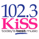 102.3 KiSS FM - CKY-FM logo