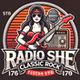 Radio She WSHE - Classic Rock Ft. Lauderdale - Miami logo