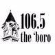 106.5 the 'boro - WMCD logo